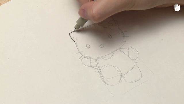 Как нарисовать Hello Kitty смотреть онлайн