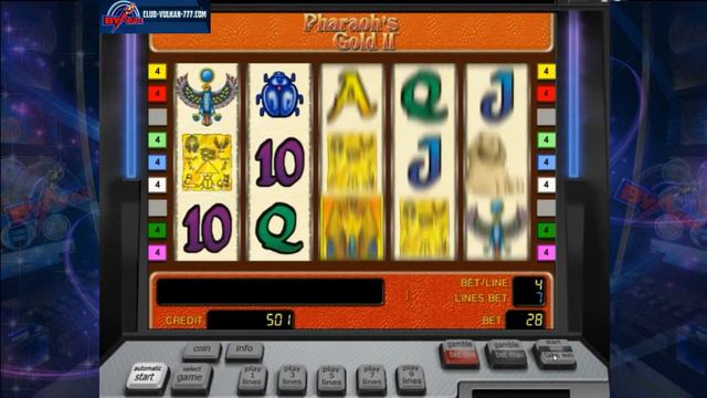 Обзор игрового автомата Pharaon`s Gold 2 смотреть онлайн