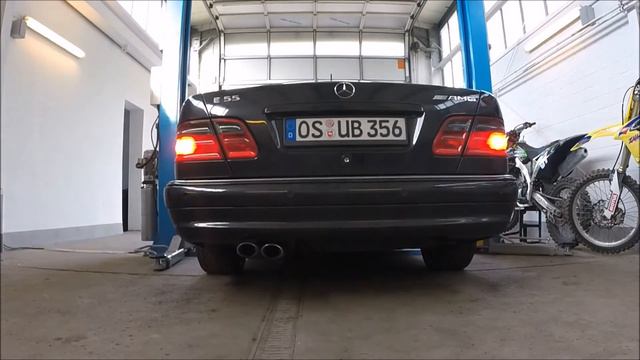 Underground Exhaust Mercedes W210 E55 AMG Stage 3 Sound