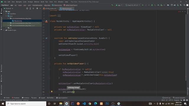 Play Video in Android Studio | Kotlin | Android Tutorials смотреть онлайн
