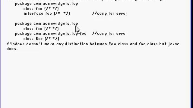 Java Tutorial 4.6 Packages Part 6/12 - package name restrictions смотреть онлайн