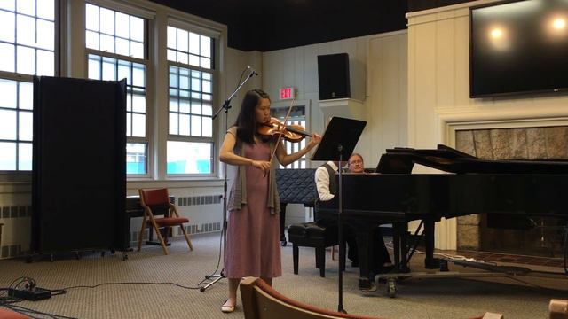 Erica Yu, Violin - Senior Recital - Antonin Dvorak, Sonatina, Op. 100, I: Allegro Risoluto