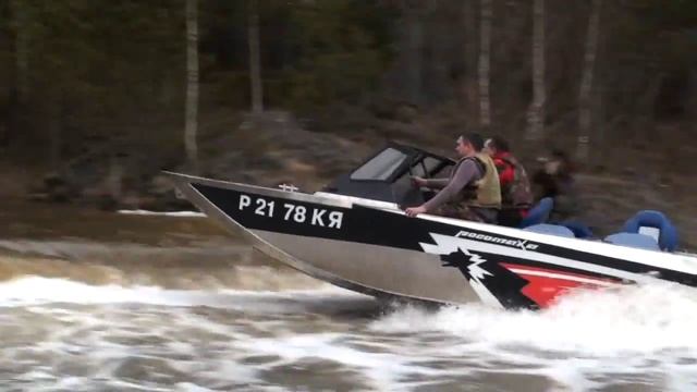 "История рождения водометного катера Ка-Хем" - Rosomaha Boats jet boat jump смотреть онлайн