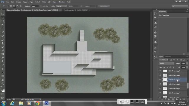 Rendering - Photoshop - Tutorial 05 - Trees смотреть онлайн