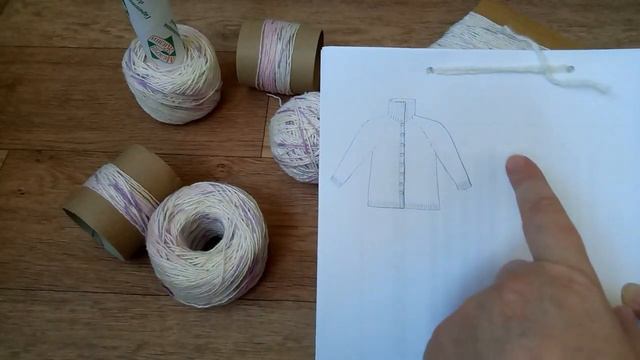 Кардиган Зефирчик2 из YarnArt Crazy Color. Часть 1. смотреть онлайн