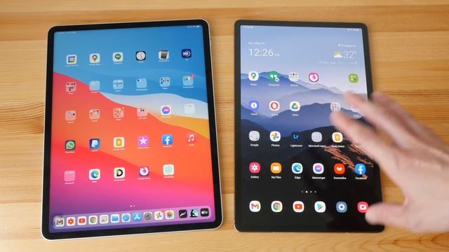 iPad Pro 2021 Mini LED vs Tab S7+ Super AMOLED смотреть онлайн