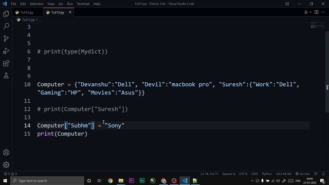 Dictionary in python 2022 смотреть онлайн