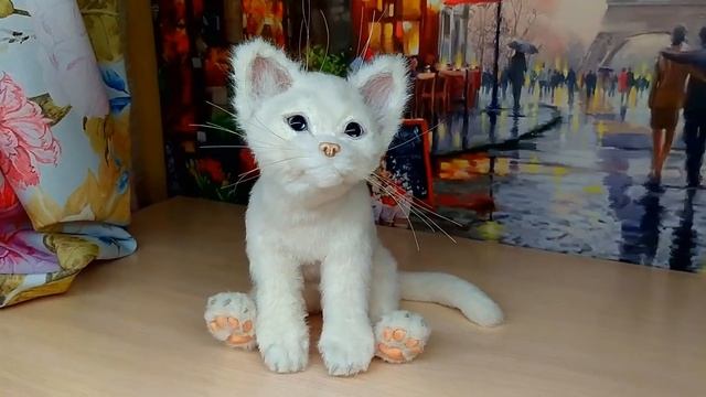 Авторская игрушка котенок Пух смотреть онлайн