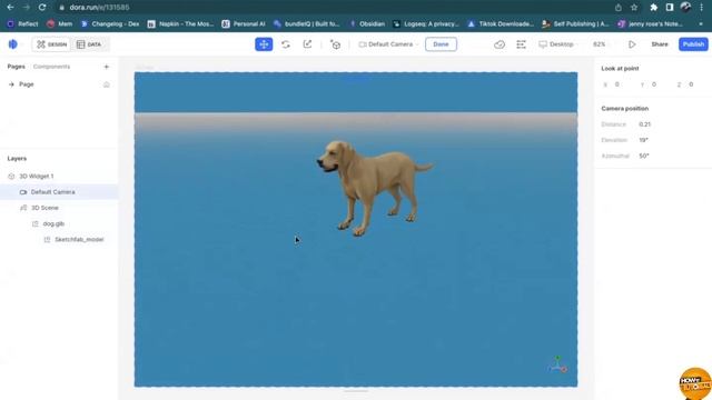 How to make a 3D website with no coding | Dora tutorial смотреть онлайн