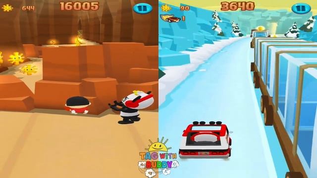 Tag with Ryan - Help Kaji Ryan and his Friend Combo Panda Collect many Mystery Eggs - Run Gameplay смотреть онлайн