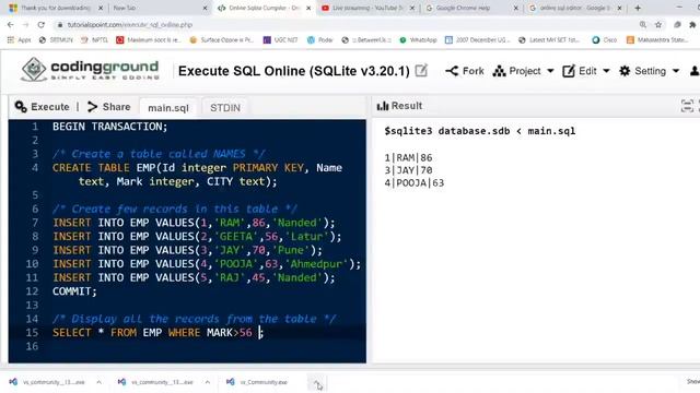 SQLite Video Lecture by- Wadadare S.S. смотреть онлайн