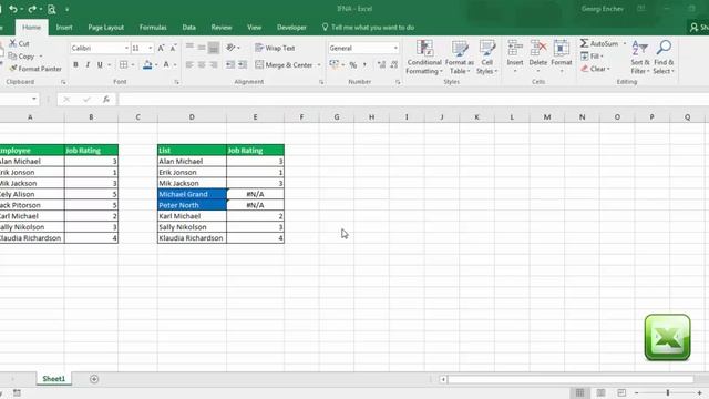 How to use IFNA function in Excel смотреть онлайн