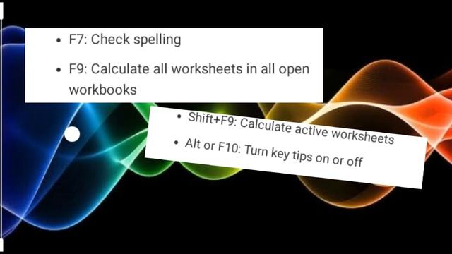 Microsoft Excel (shortcutkeys) смотреть онлайн