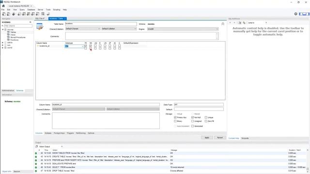 MySQL - How to make tables смотреть онлайн