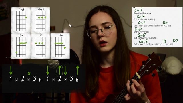 Billie Eilish | idontwannabeyouanymore | укулеле разбор | Nadia Spero смотреть онлайн