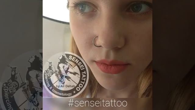 установить кольцо в нос, проколоть нос Днепр смотреть онлайн