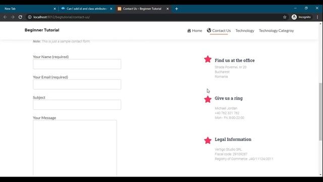 How To Give Class And Id In Contact Form 7 Shortcode & Also Add Class And Id To The Form Fields смотреть онлайн
