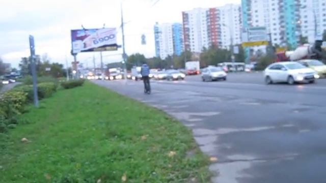 Самодельный электросамокат с моторколесом 8 дюймов смотреть онлайн