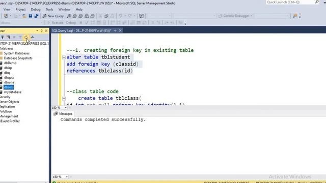 How to create foreign key in in sql смотреть онлайн
