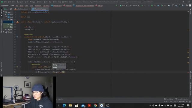 How to make a SIMPLE CALCULATOR APP | Android Studios Tutorial смотреть онлайн