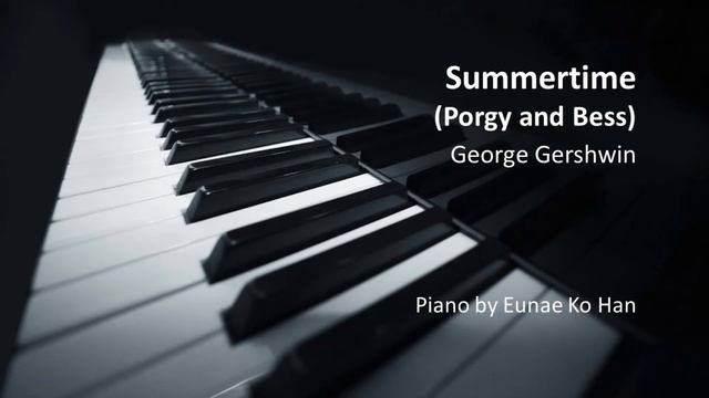 Summertime  from Porgy and Bess  George Gershwin Piano Accompaniment