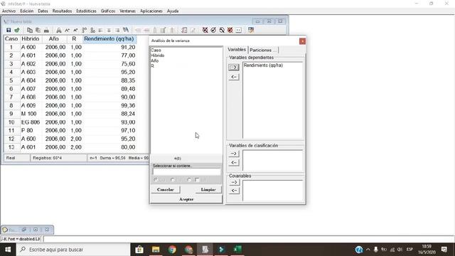 Análisis del a varianza en Infostat смотреть онлайн