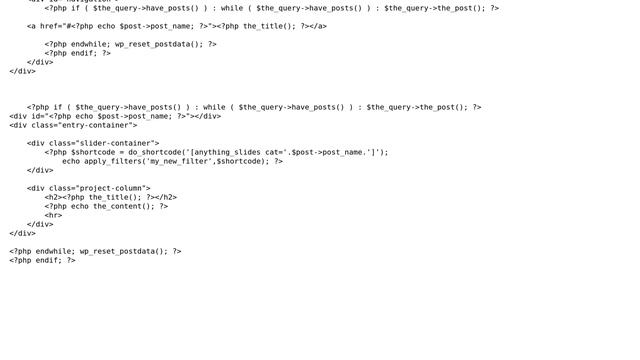 Wordpress: do_shortcode within post query смотреть онлайн