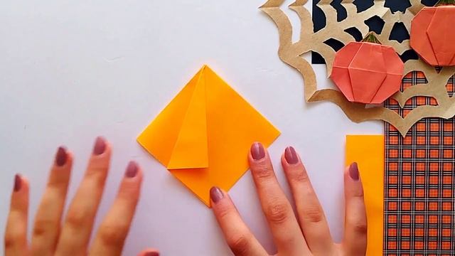 Halloween origami | how to make an origami pumpkin смотреть онлайн