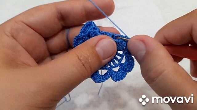 МК объемный цветок Вязание крючком смотреть онлайн