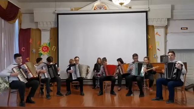 Ансамбль баянистов-аккордеонистов МОУ "Ломоносовская гимназия" - Астор Пьяццолла "Либертанго" смотреть онлайн