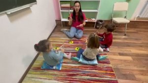 На занятиях с детьми 1.5-2 года