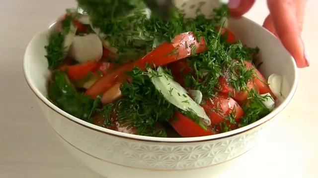 Три Быстрых и Вкусных Салата с редисом! смотреть онлайн