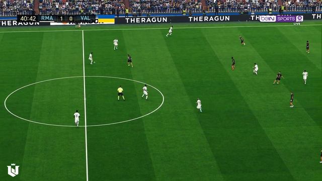 Real Madrid vs Valencia | La Liga 2022/23 | Gameplay pes 2021 смотреть онлайн