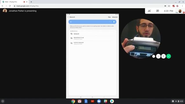 How to Turn on Pairing Bluetooth on the Mobile Field Printer смотреть онлайн