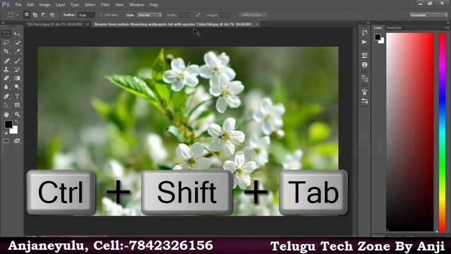 How to open files or images in Adobe Photoshop CC In Telugu || Photoshop CC Tutorial In Telugu смотреть онлайн