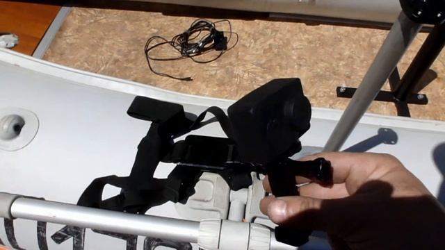 Крепление экшн камеры#тюнинг пвх лодки #колибри KM330 DSL и #МексиканецТВ смотреть онлайн