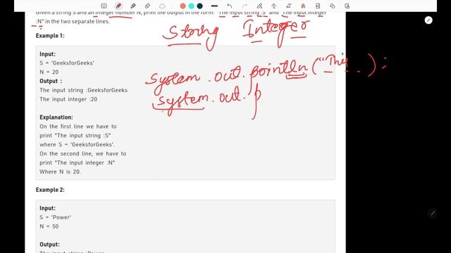 Java Input/Output || @GeeksforGeeks || Problem Solving || Solution || Gorakh Codes смотреть онлайн
