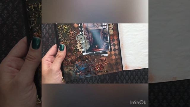 Diary "Darkness". Overview | Scrapbooking (Блокнот с элементами стимпанка.Обзор|Скрапбукинг) смотреть онлайн