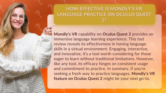 How Effective is Mondly's VR Language Practice on Oculus Quest 2? смотреть онлайн