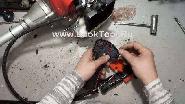 Как собрать ручку китайского триммера !!! смотреть онлайн