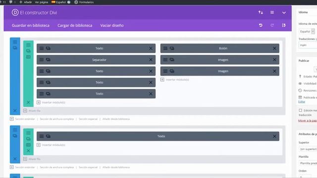 WordPress ideaWeb. Divi. Editar el módulo Galeria de DIVI Builder. смотреть онлайн