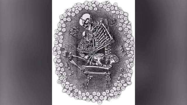 Скелеты женщины и ребенка, женщина держит в руке голову ребенка (2450–1800 гг. до н. э.) смотреть онлайн