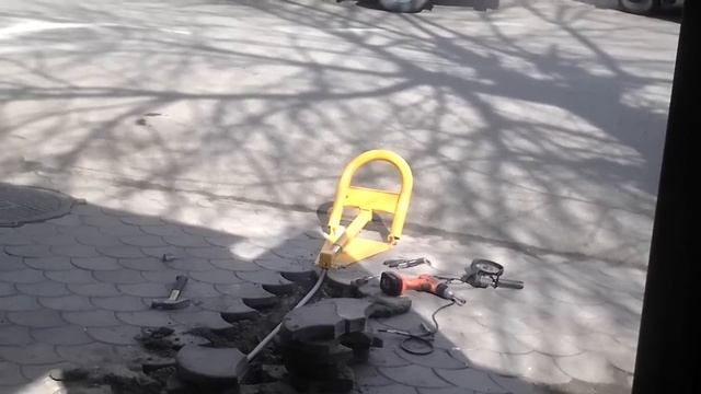 UniPark установка антипарковочного барьера смотреть онлайн