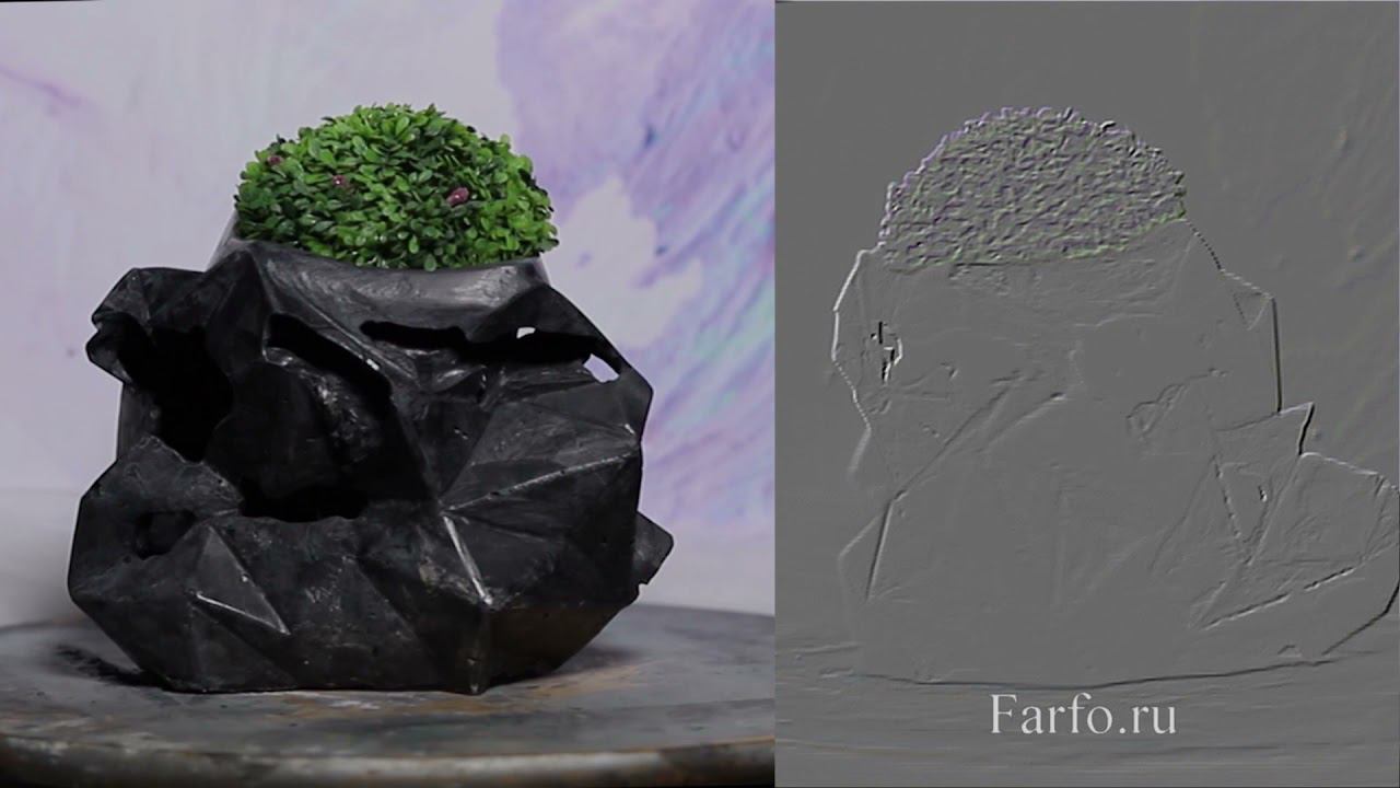 Каменное кашпо Лофт смотреть онлайн