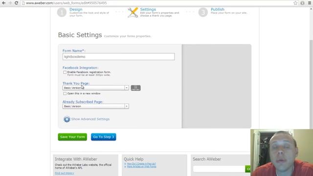 How To Create An AWeber Lightbox Pop Up Form смотреть онлайн