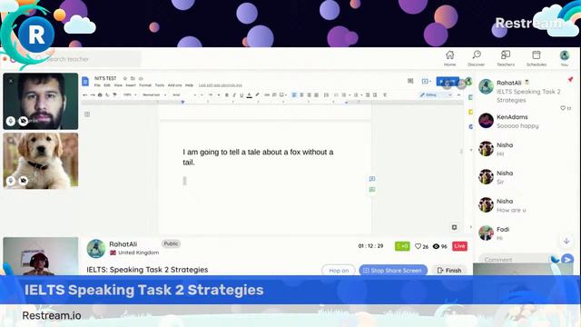 LiveStream from the Hallo app: IELTS Speaking Task 2 Strategies смотреть онлайн