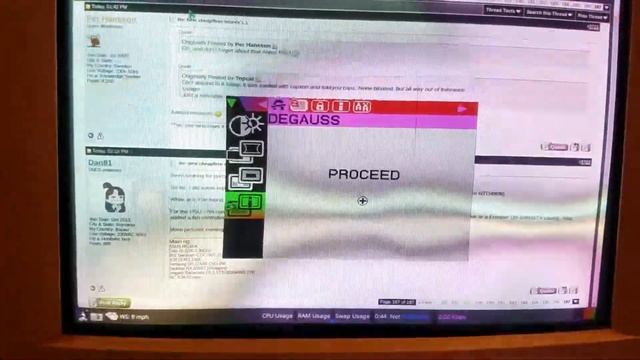 Mitsubishi Diamond Pro 710 Degaussing (Old Video- Archived) смотреть онлайн
