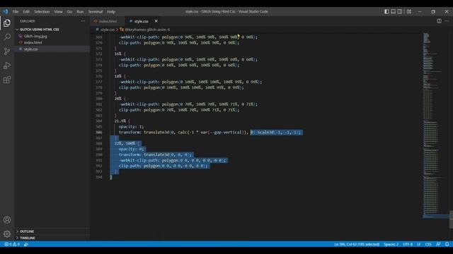 Create Glitch Animation Effects Using CSS Only | Glitch Effect HTML CSS смотреть онлайн
