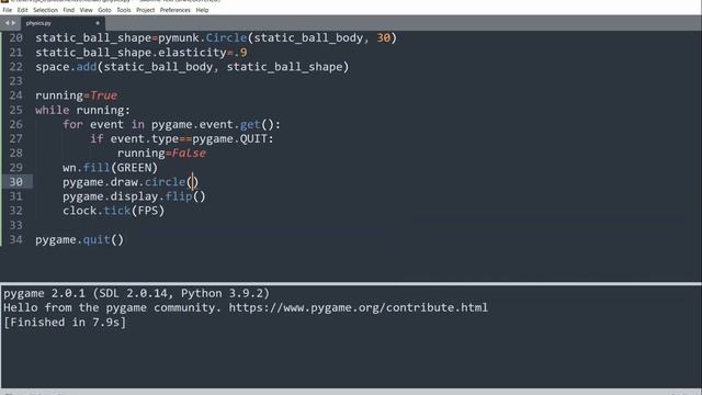 Physics in Python: Simulating Movement and Collisions under Gravity смотреть онлайн