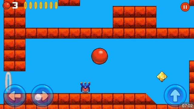 Bounce Classic Game Played In Nokia Mobiles. смотреть онлайн